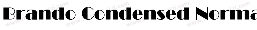 Brando Condensed Normal字体转换